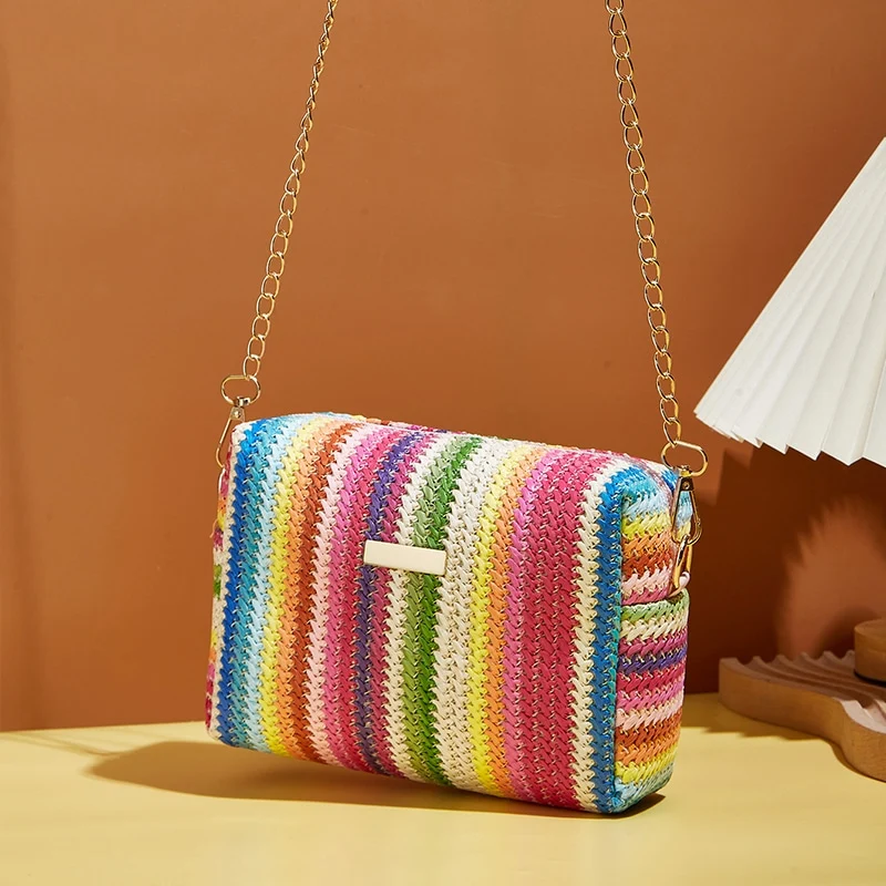 Petit sac à main multicolore pour femme