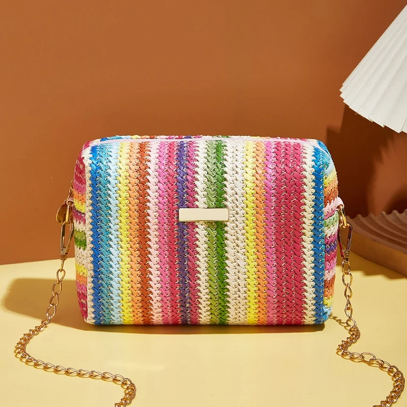 Petit sac à main multicolore pour femme
