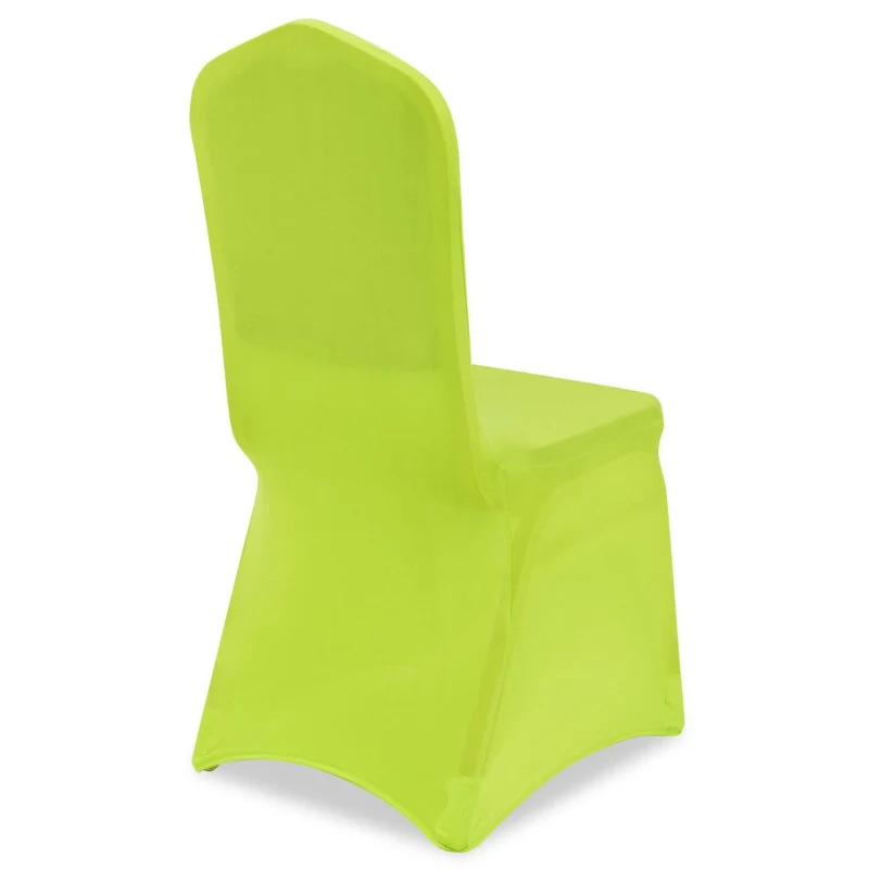 Housse de chaise extensible 6 pcs vert DEC022363