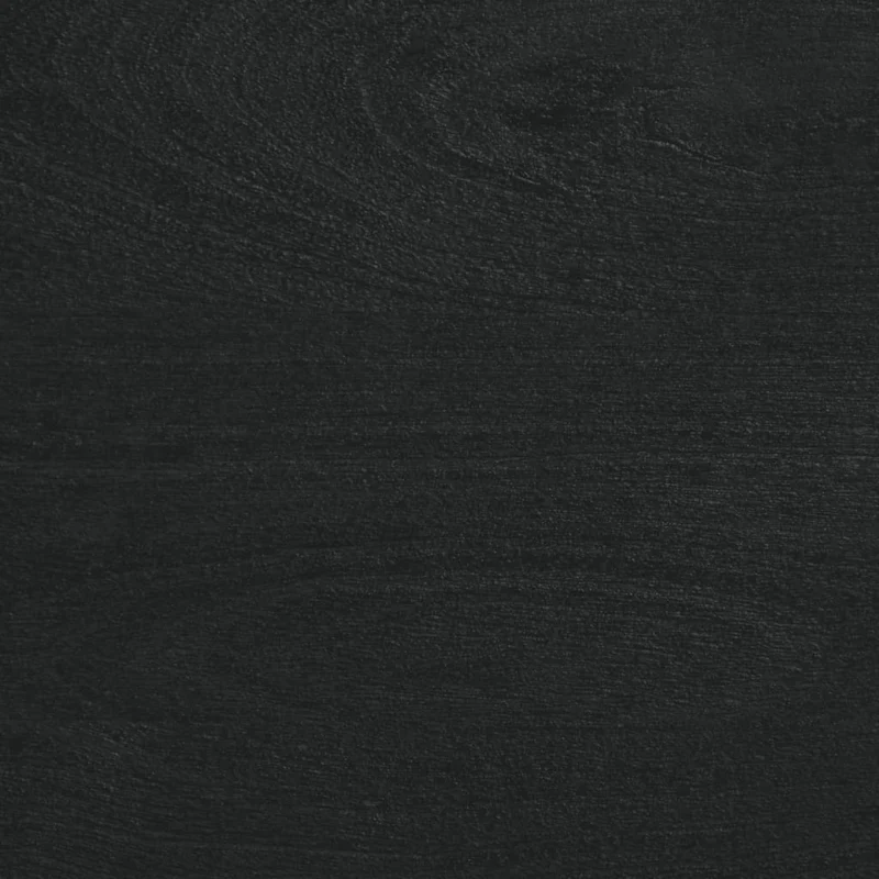 Table de chevet avec porte et compartiment ouvert 40 x 33 x 46 cm bois d'ingénierie noir DEC034409