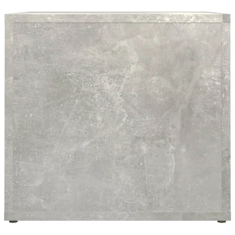 Table de chevet avec compartiment ouvert 41 x 40 x 36 cm bois d'ingénierie gris DEC034038