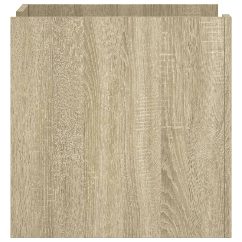 Table de chevet avec tiroirs 45 x 50 x 50 cm bois d’ingénierie couleur chêne DEC033882