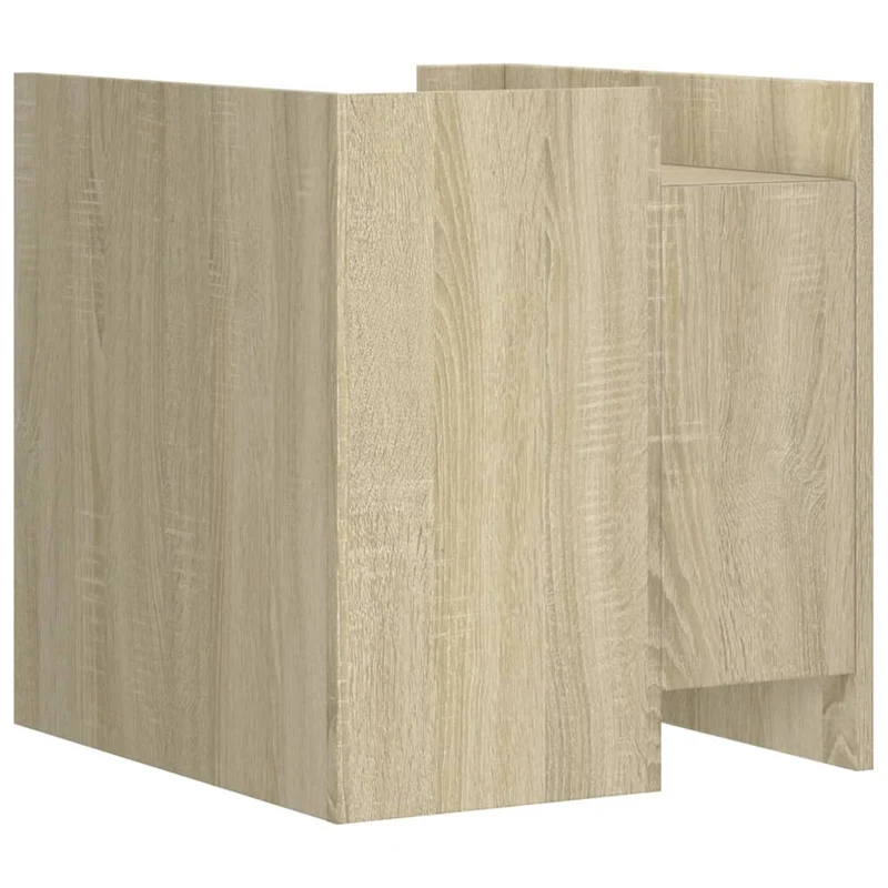 Table de chevet avec tiroirs 45 x 50 x 50 cm bois d’ingénierie couleur chêne DEC033882