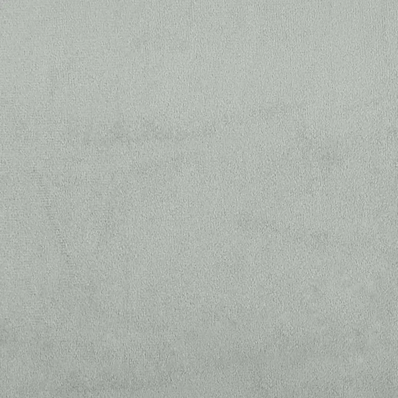 Repose-pieds bout de lit 60 x 50 x 41 cm velours gris DEC030235