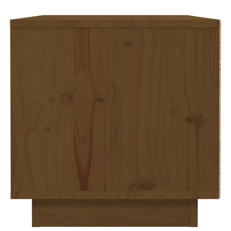 Table de chevet avec tiroir 40 x 34 x 35 cm bois de pin couleur marron miel DEC034129
