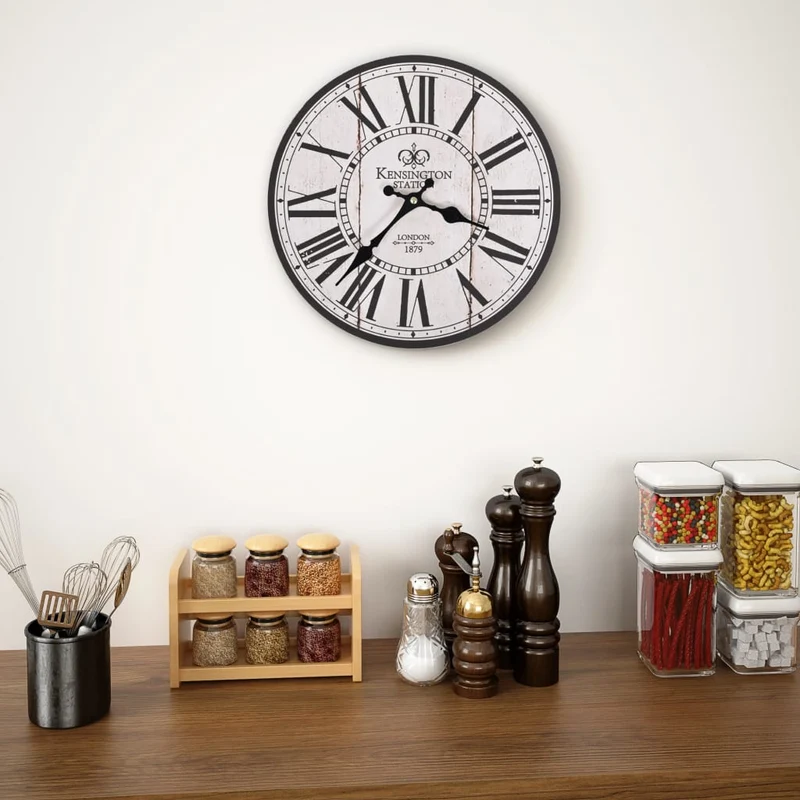 Horloge murale vintage Londres 30 cm DEC022257
