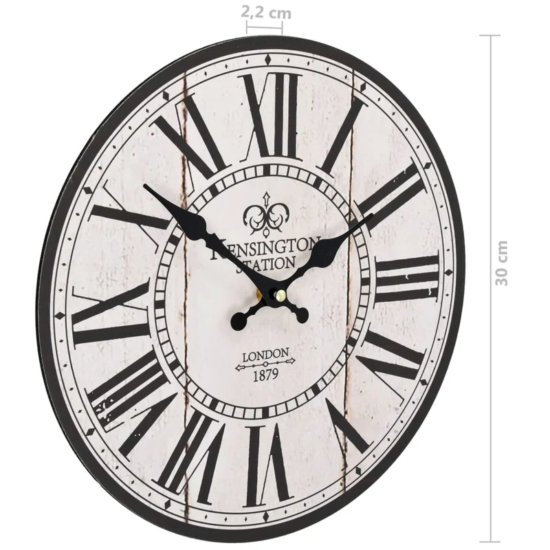 Horloge murale vintage Londres 30 cm DEC022257
