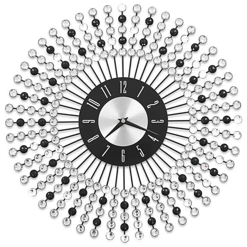Horloge murale Métal 43 cm Noir DEC022219