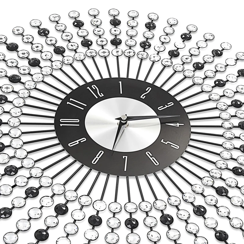 Horloge murale Métal 43 cm Noir DEC022219