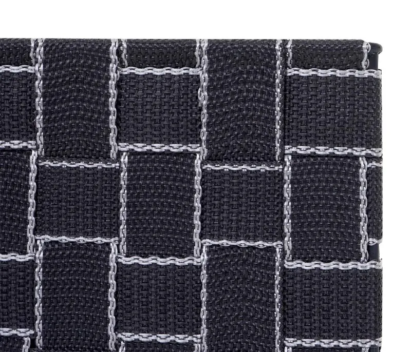 4x paniers de rangement salle de bain maquillage 12x19x19cm gris foncé 04_0000606