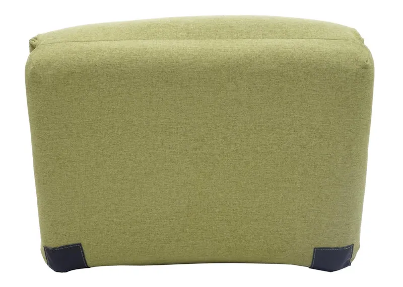 Matelas fauteuil-lit pliant fauteuil de relaxation dossier réglable tissu vert 04_0003100