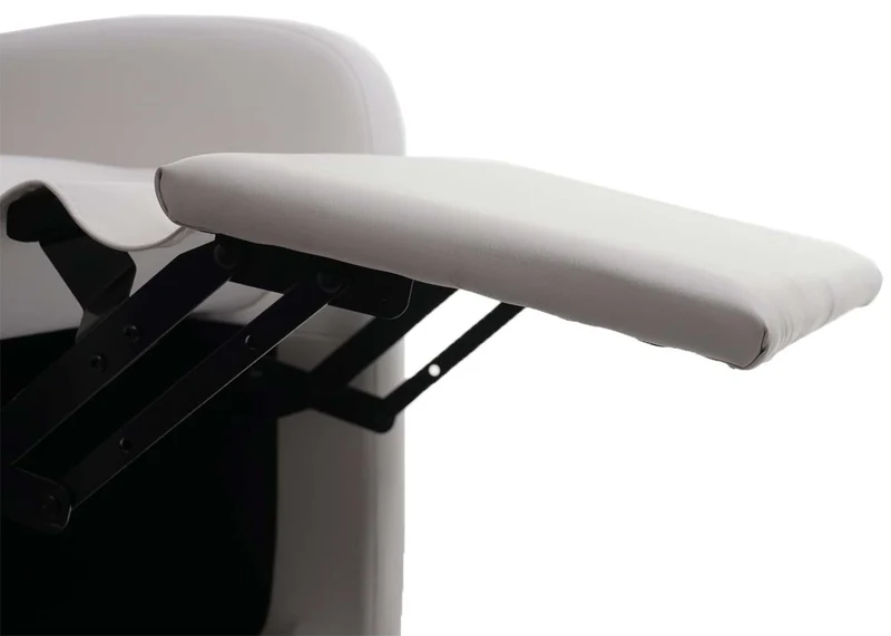 Fauteuil TV relax en synthétique dossier pliable 99x70x75cm blanc 04_0002006