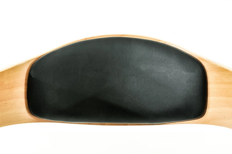 Tabouret de bar confortable design moderne en bois et synthétique noir 10_0001173