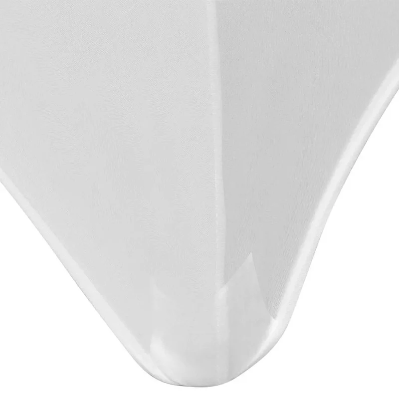 Housses extensibles pour table 2 pièces 183 x 76 x 74 cm Blanc DEC022428