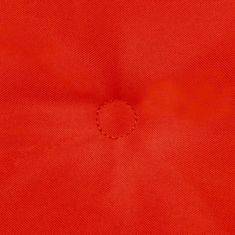 lot de 4 coussins de chaise de jardin 100% polyester imperméable rouge 100 x 50 x 3 cm DEC021687