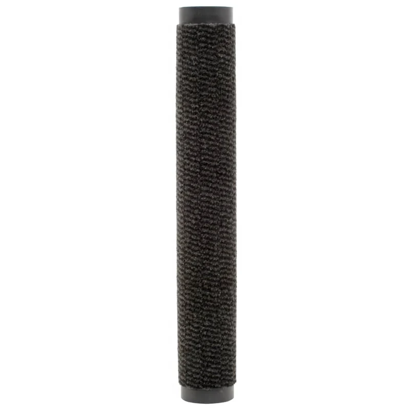 Lot de 2 paillassons rectangulaires 120 x 180 cm Noir DEC023170