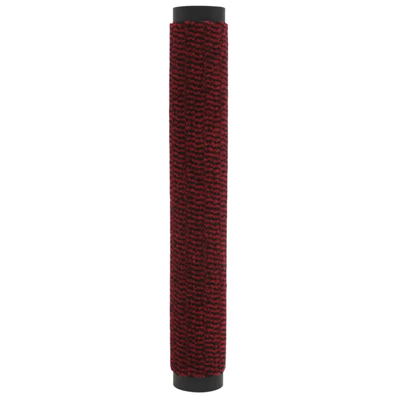 Lot de 2 paillassons rectangulaires 90 x 150 cm Rouge DEC023167