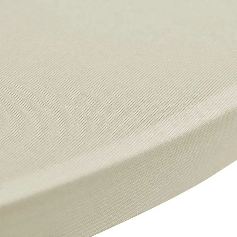 Housse de table 60 cm crème extensible 2 pcs DEC022498