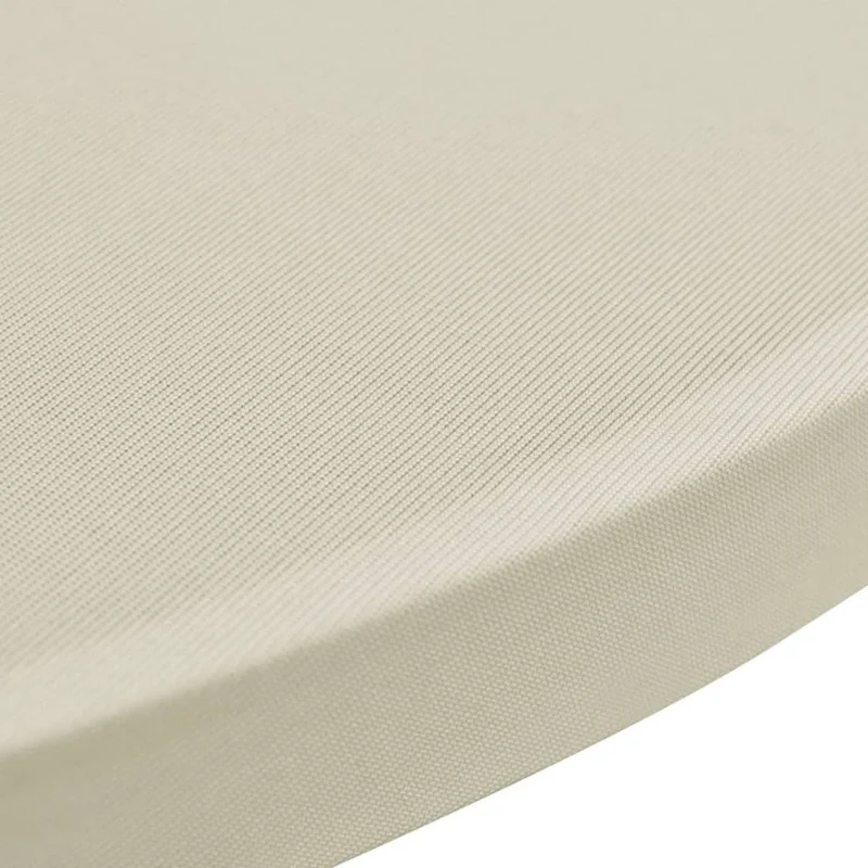 Housses élastiques de table Ø 60 cm Crème 4 pièces DEC022511