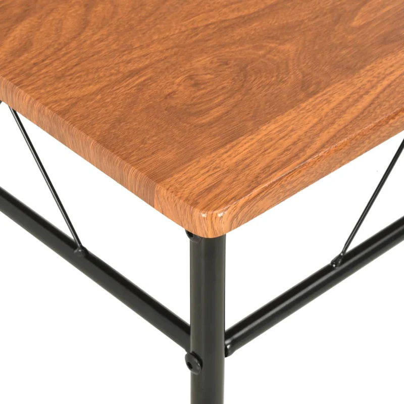 Lot de 6 chaises de salle à manger cuisine design simple et intemporel marron MDF CDS022581