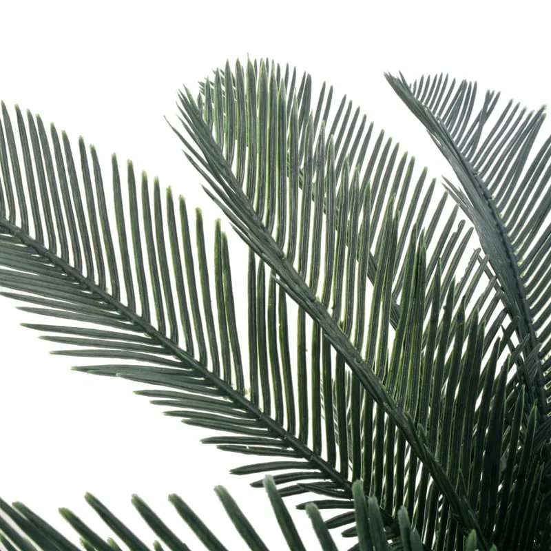 Plante artificielle avec pot palmier cycas vert 125 cm décoration intérieur DEC022031