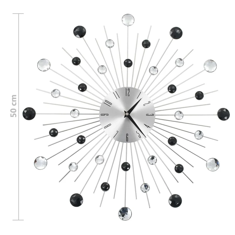 Horloge murale avec mouvement à quartz Design moderne 50 cm DEC022272