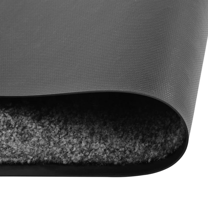Paillasson lavable Anthracite 90x120 cm DEC023181