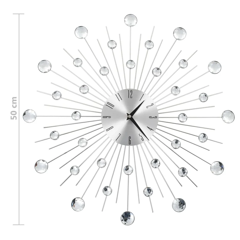 Horloge murale avec mouvement à quartz Design moderne 50 cm DEC022273