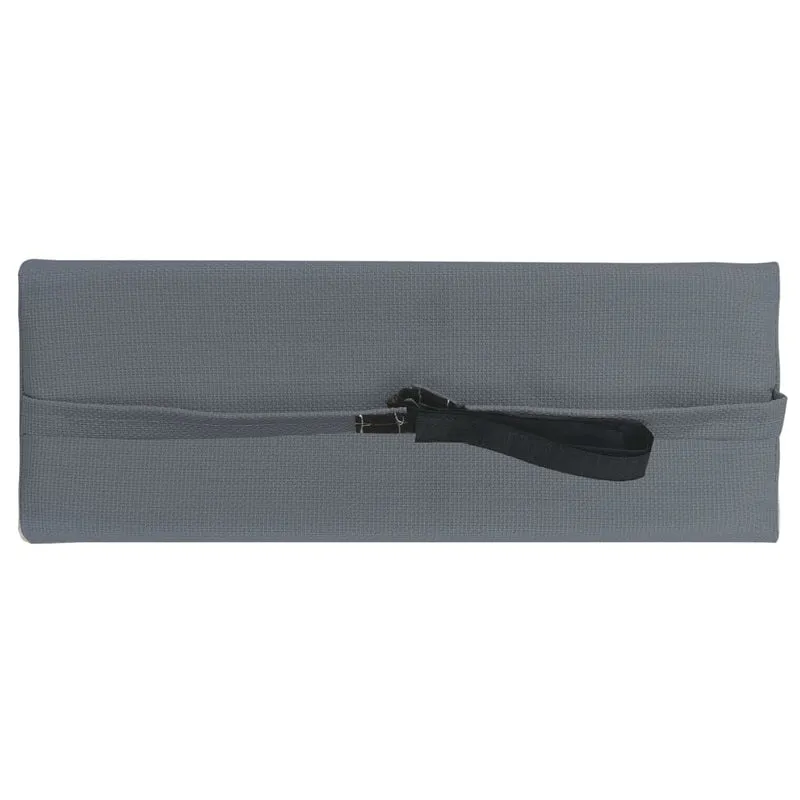 Appui-tête de chaise longue Gris 40x7,5x15 cm Textilène DEC021803