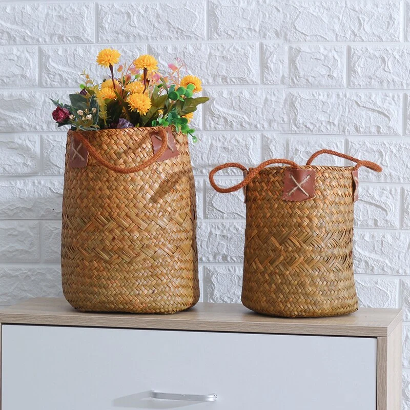 Panier de rangement couleur naturel