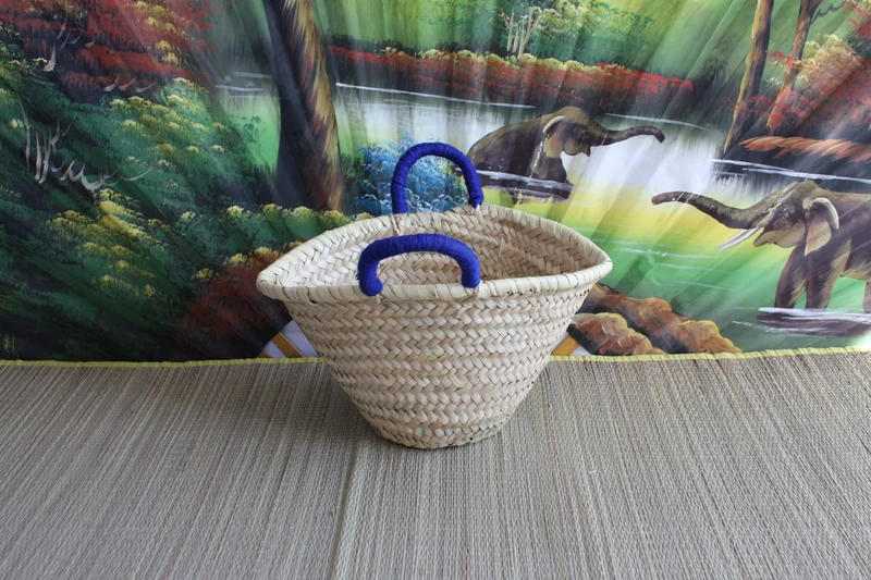 Beau petit panier pour enfants. Fille et Garçon. Tressé à la main - sac bac corbeille rangement jouets & doudous