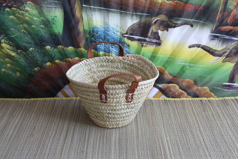 Beau petit panier pour enfants. Fille et Garçon. Tressé à la main - sac bac corbeille rangement jouets & doudous