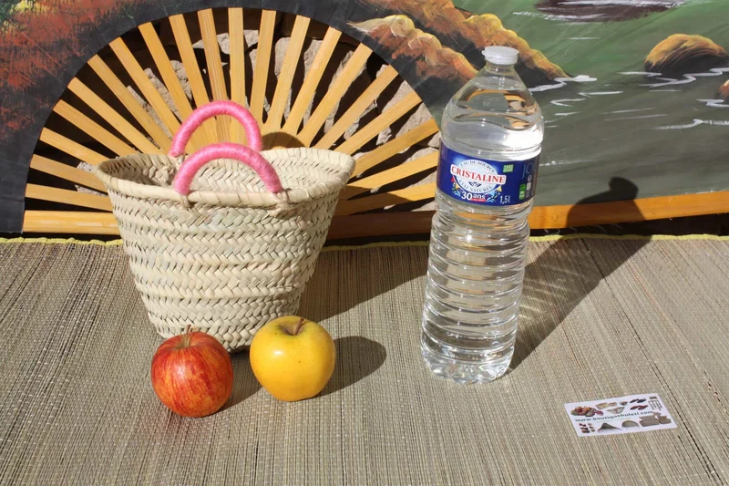 Beau petit panier pour enfants. Fille et Garçon. Tressé à la main - sac bac corbeille rangement jouets & doudous