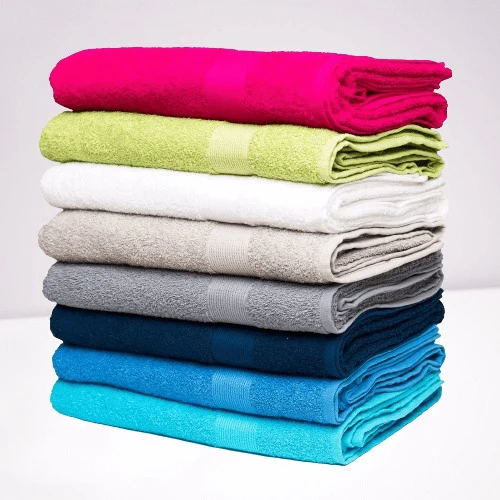 Serviette de toilette 50x90cm - 100% Coton - bain hôtel qualité épaisse - Couleur au Choix