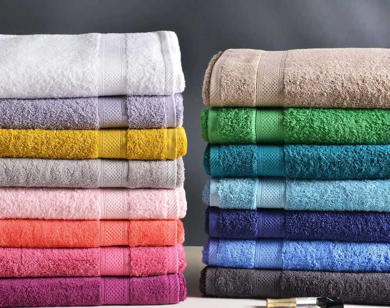 Drap de bain 70x130cm - 100% Coton - serviette toilette épaisse qualité - Couleurs au Choix
