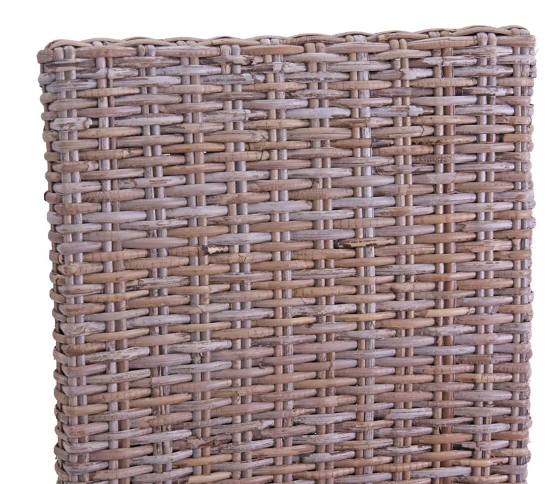 Lot de 2 chaises de salle à manger Kubu Rattan design rustique rotin marron 04_0000178