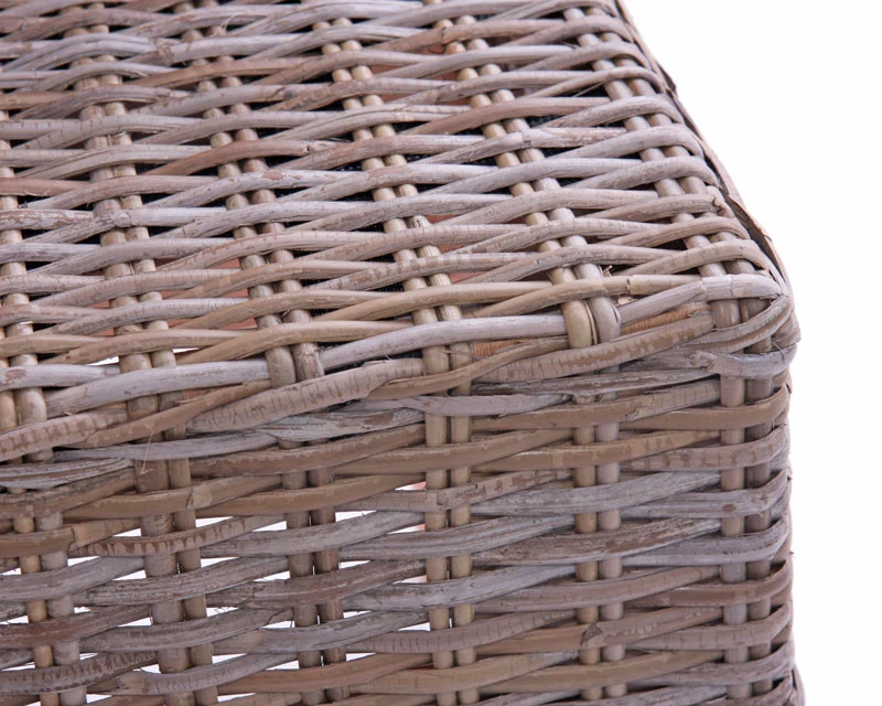 Lot de 2 chaises de salle à manger Kubu Rattan design rustique rotin marron 04_0000178