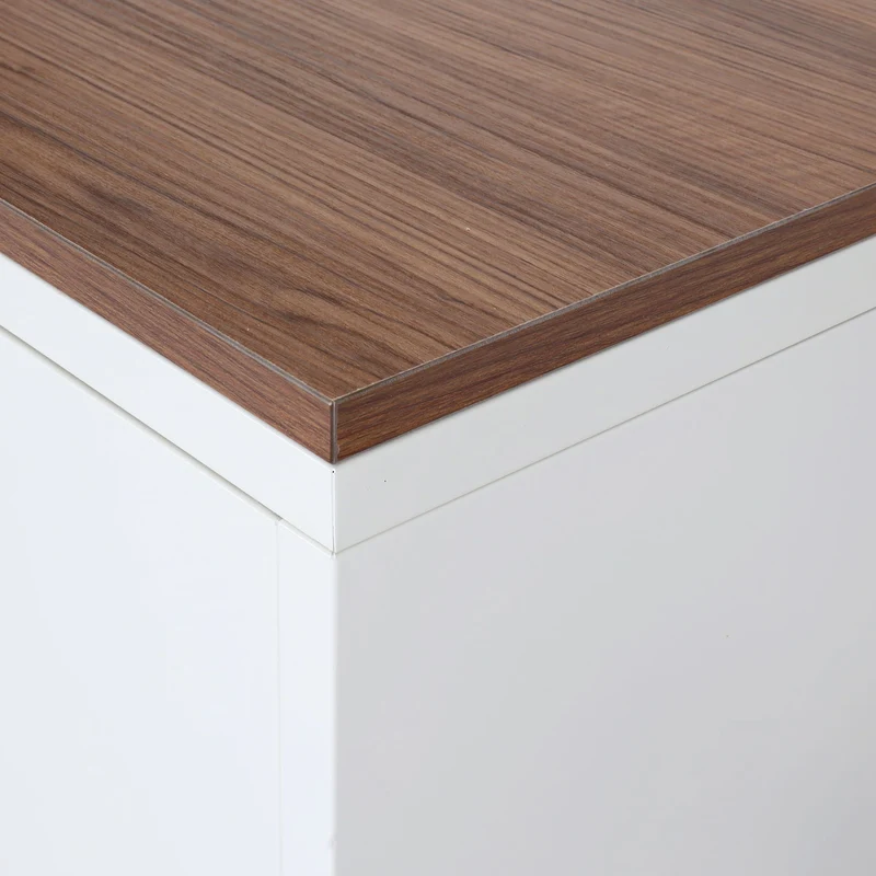 Commode métallique moderne 90x120 cm 3 portes avec étagères réglables 04_0006512