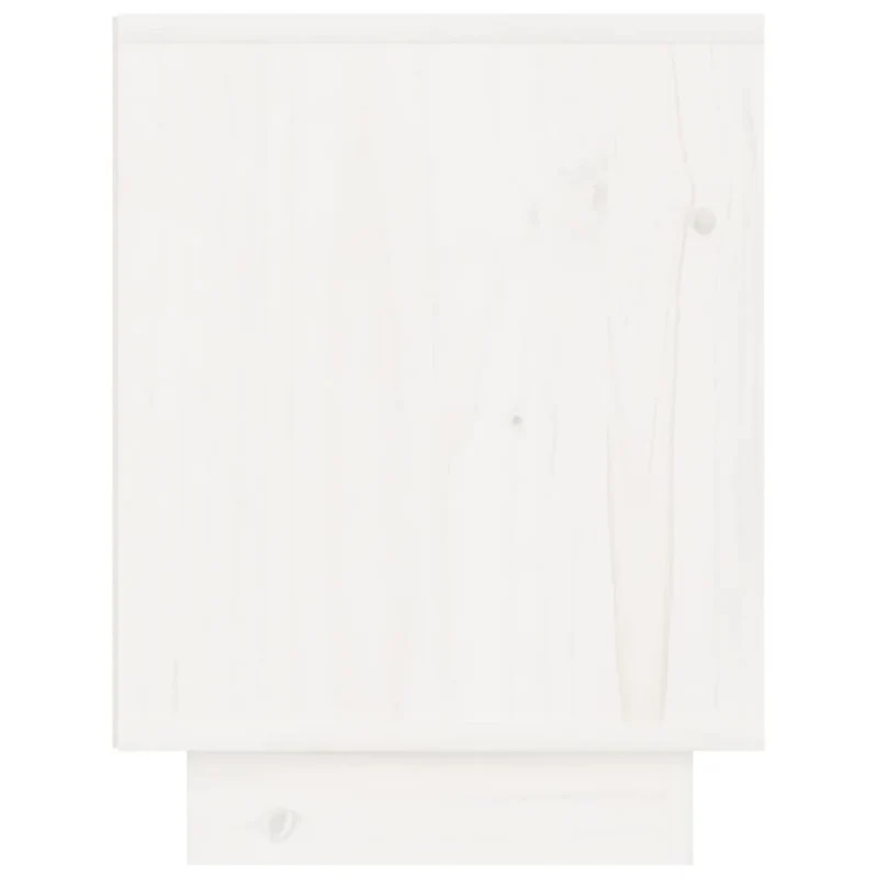 Lot de 2 tables de chevet avec compartiment ouvert 40 x 30 x 40 cm bois de pin blanc DEC034892
