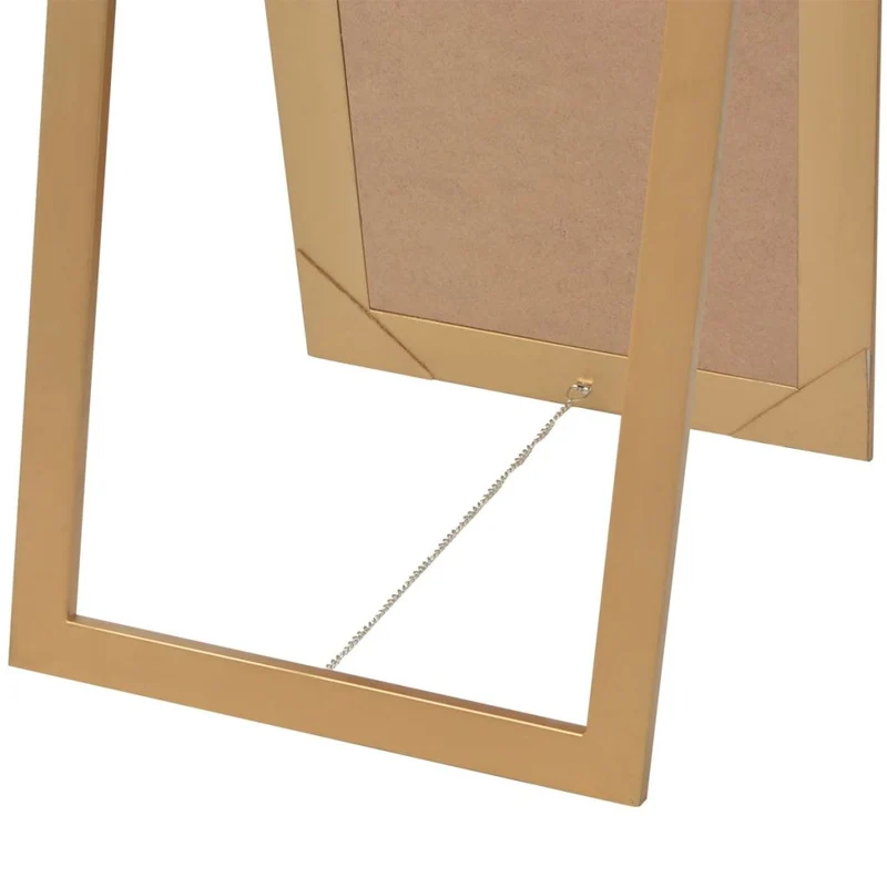 Miroir sur pied Style baroque 160 x 40 cm Doré DEC022663