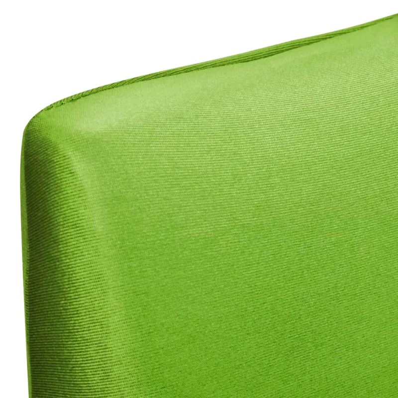 Housse de chaise droite extensible 6 pcs vert DEC022373