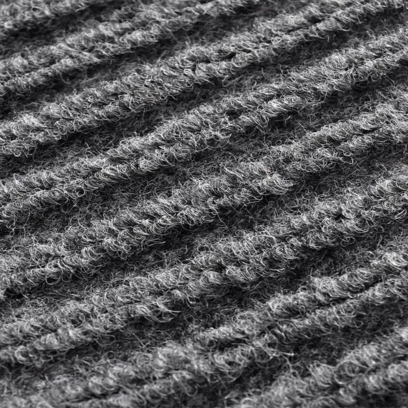 Tapis d'entrée paillasson PVC Gris 120 x 180 cm DEC023124
