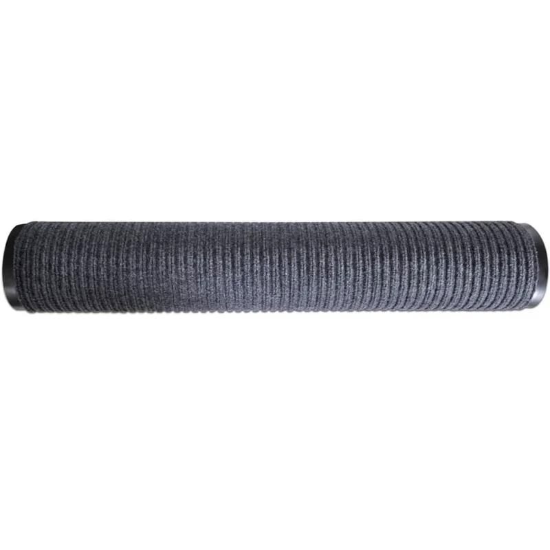 Tapis d'entrée paillasson PVC Gris 90 x 120 cm DEC023122