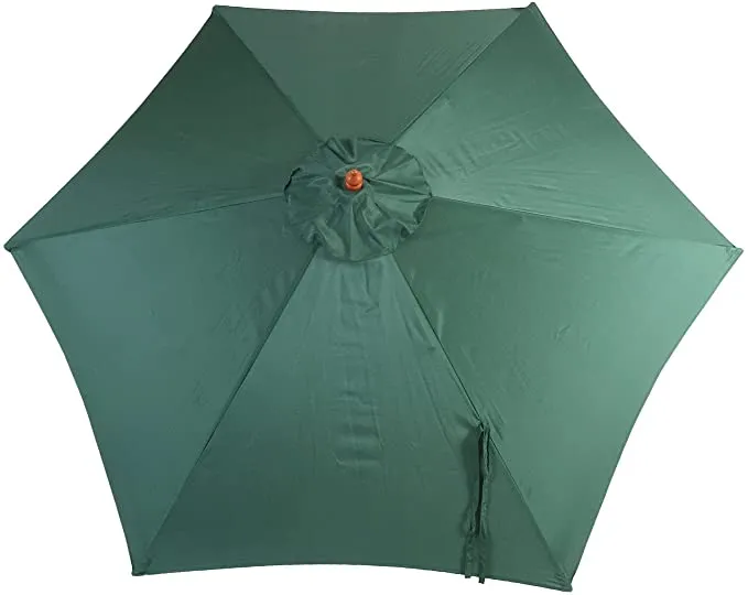 Parasol de jardin Ø 3m polyester/bois vert olive 04_0003824
