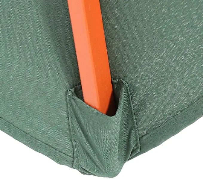 Parasol de jardin Ø 3m polyester/bois vert olive 04_0003824