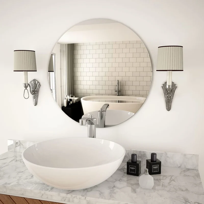 Miroir mural 60 cm Rond Verre DEC022702
