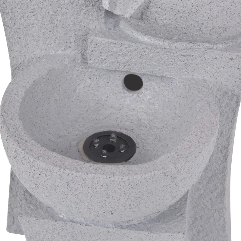 Fontaine d'intérieur avec lampe LED Polyrésine 27,2x27,8x39,5 cm DEC020768