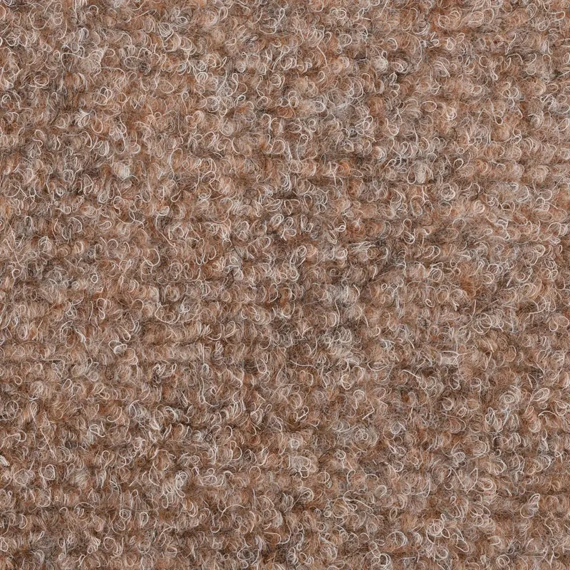 Tapis d'escalier autoadhésif Poinçon aiguilleté 15 pièces Marron DEC023304