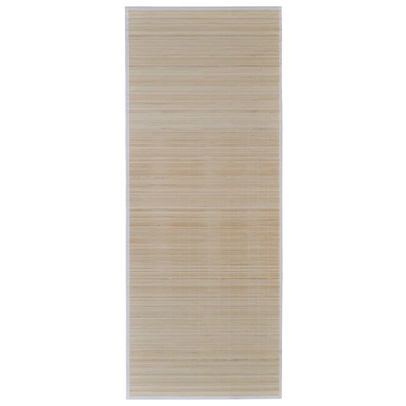 Tapis en bambou 100 x 160 cm Naturel DEC023932
