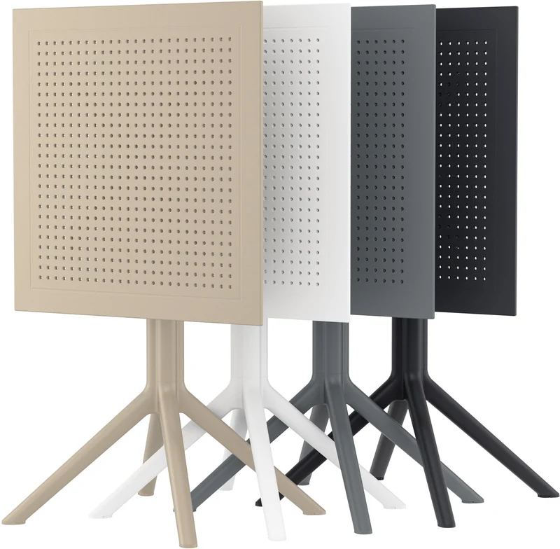 Table pliante Sky plastique plastique taupe 10_0002955